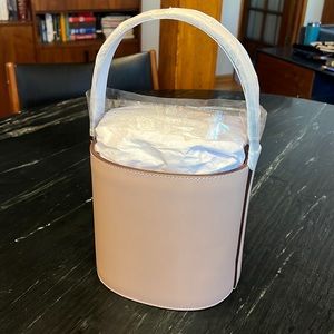 Staud Bisset Bag, Bucket Bag, light pink